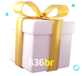 Receba seus bônus de boas-vindas no 836br