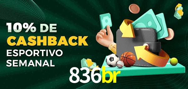 10% de bônus de cashback na 836br